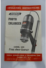 Federal Photo Enlarger Model 240 for 6x7 Medium Format Film
