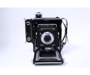 Century Graflex 2 1/4 x 3 1/4 Film Camera with 103mm 4.5 Trioptar 