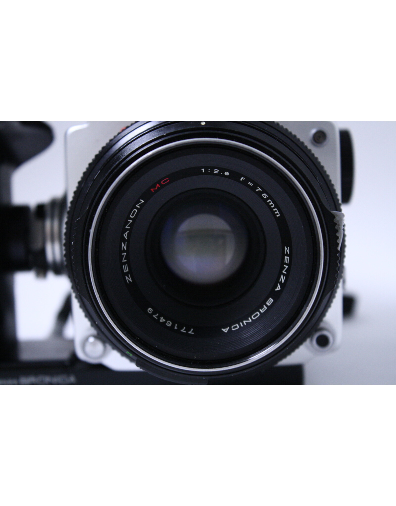 Zenza Bronica ETR with AE Finder, 120 Back, Grip, and 75mm f2.8