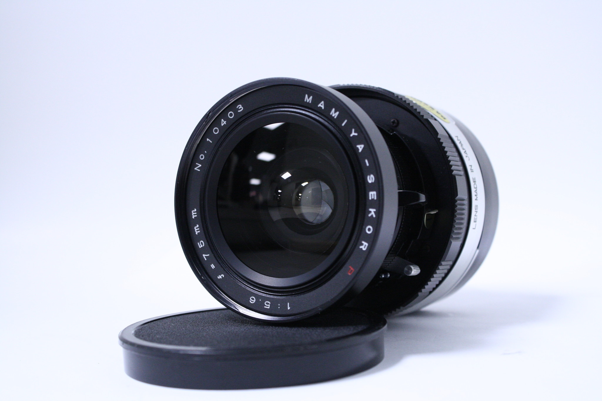 Mamiya Sekor 75mm f/5.6 Lens for Mamiya Press 23 Camera with Rangefinder  and hood and hard case(Pre-Owned)