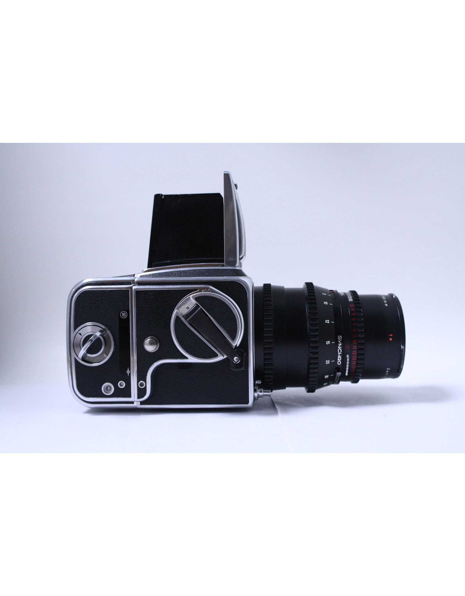 Hasselblad 500C Medium Format Film Camera Body  with Carl Zeiss T* Sonnar CF 150mm F4 Lens