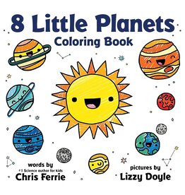 8 Little Planets Coloring Book