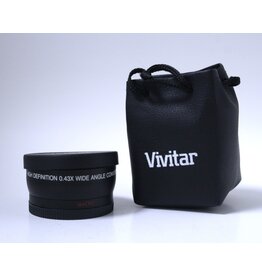 Vivitar HD4 MC AF 0.43 Hi-Def WA Converter with Macro (58mm Thread Size)