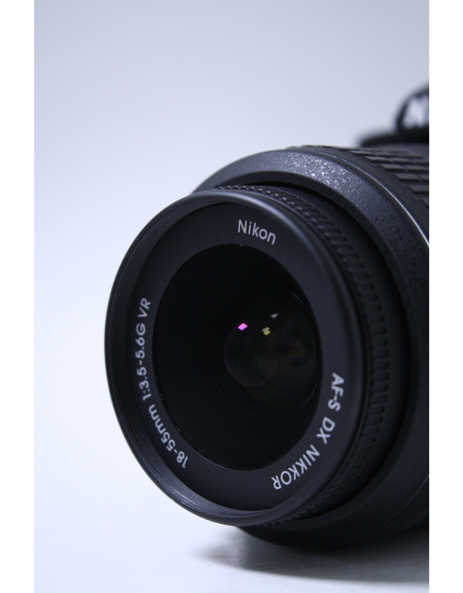 Nikon Nikon D3100 14.2 MP DSLR Camera Kit w/AF-S DX 18-55mm & AF 55-200mm Lens (Pre-owned)