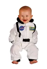 NASA Jr. Astronaut Romper White (6-12 months)