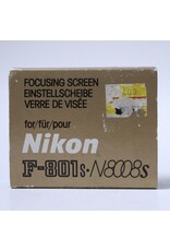 Nikon F-801S Focusing Screen Type "E" Original Box