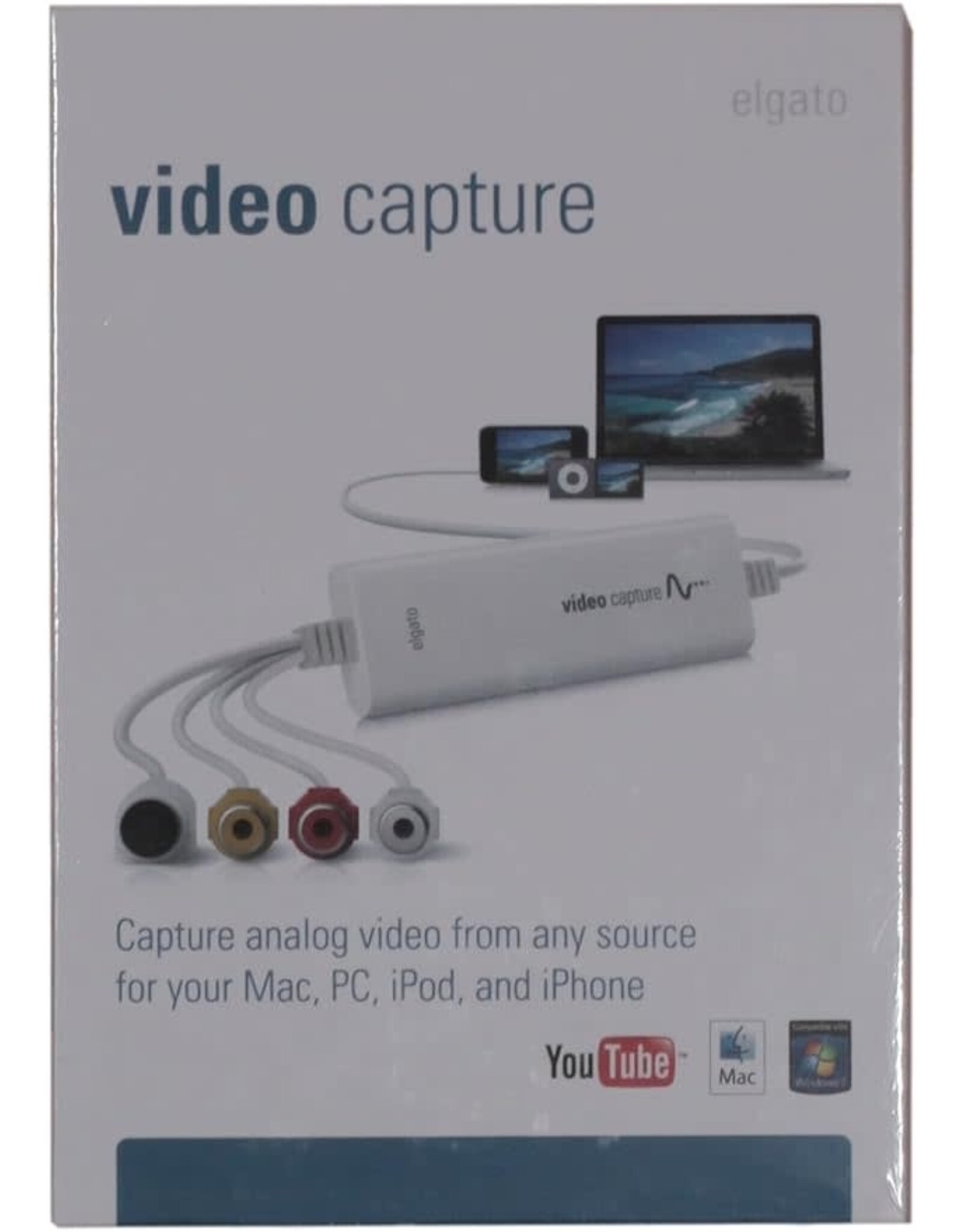 Elgato Video Capture Analog Video For Mac, PC, iPad, iPhone