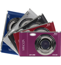 Konica Minolta Minolta MND20 Digital Camera (Magenta)