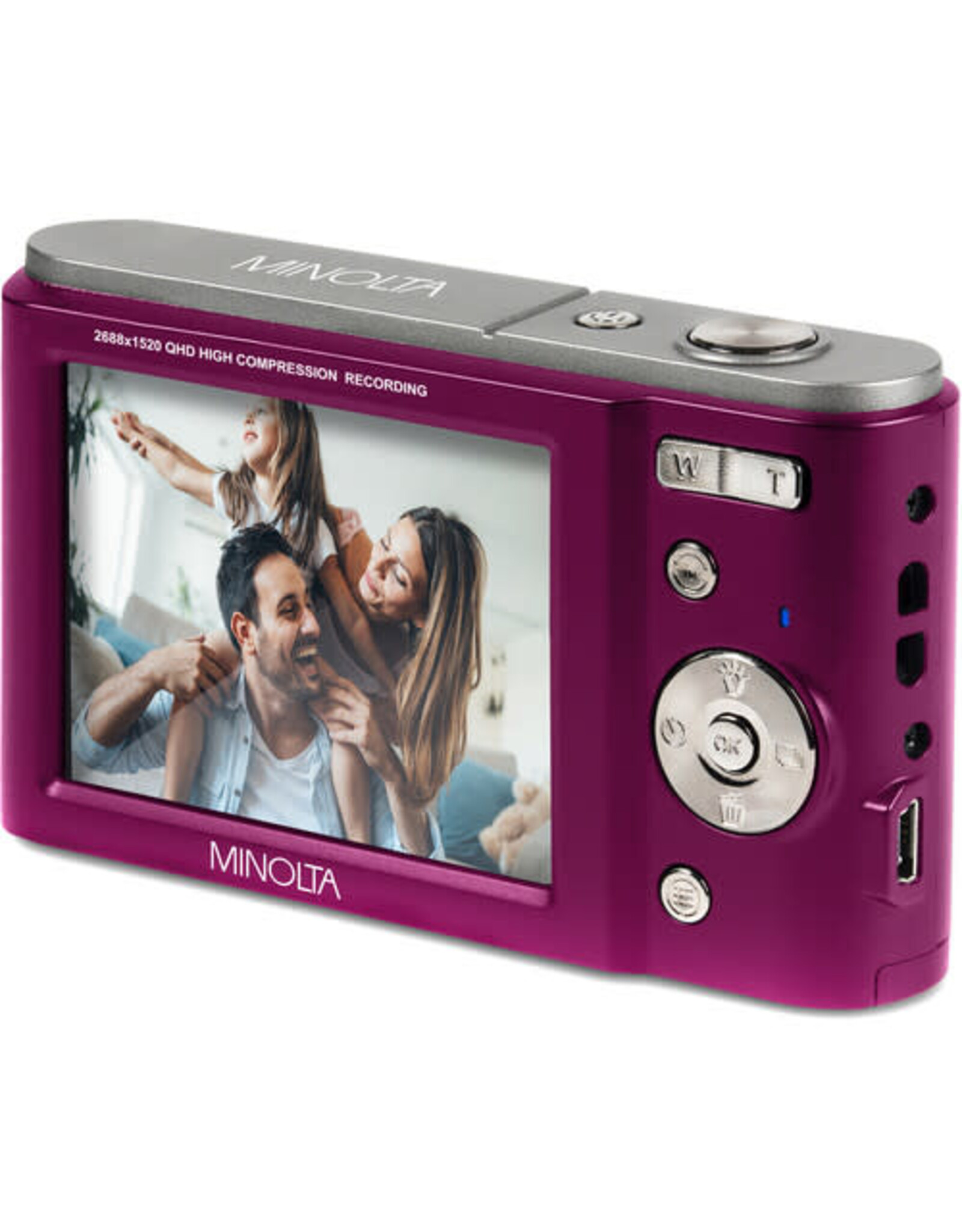 Konica Minolta Minolta MND20 Digital Camera (Magenta)
