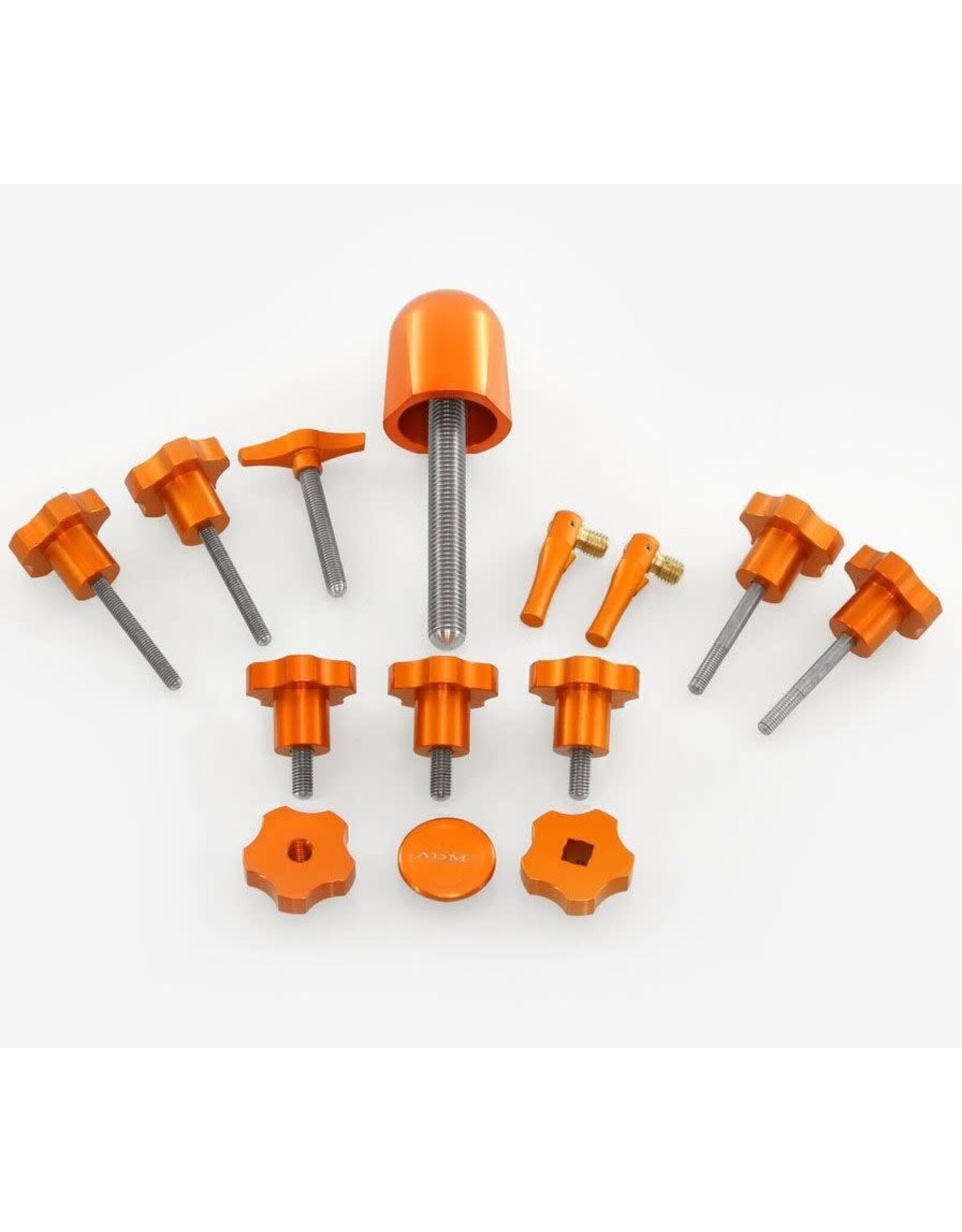 ADM ADM - Celestron CGEM Super Knob Upgrade Kit, Full Set (NO TRIPOD KNOBS) - Orange Anodized - DISCONTINUED