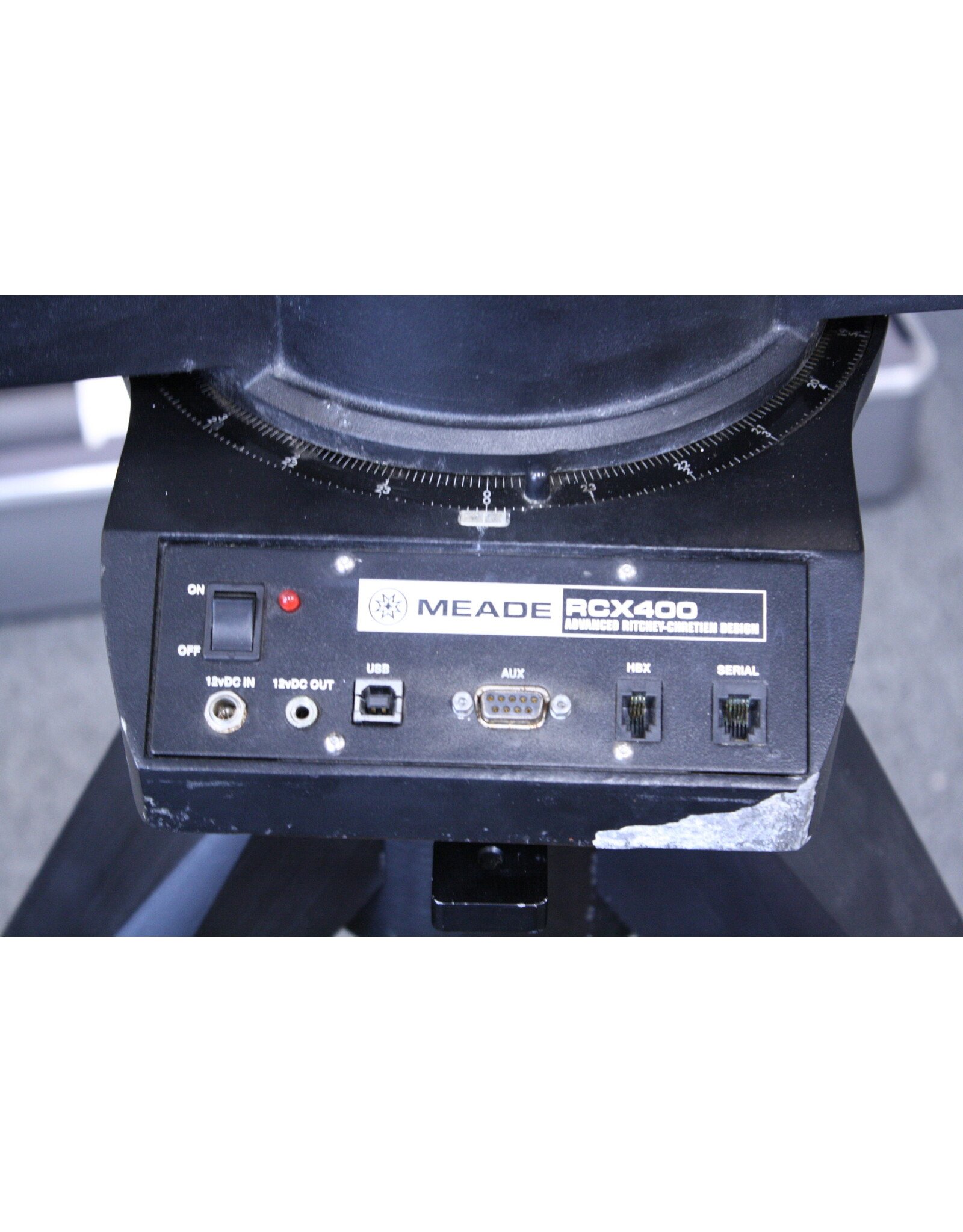 Meade Meade 14" (f/8) RCX 400 Advanced Ritchey-Chretien Telescope, with UHTC Coating, Computerized Altazimuth Fork Mount, Autostar II Computerized Hand Controller, & Tripod (Pre-Owned)