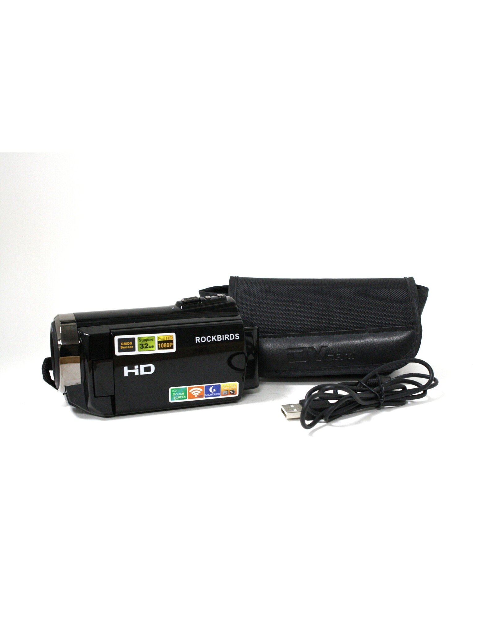 Digital Video Camcorder Rockbirds (charger and case)