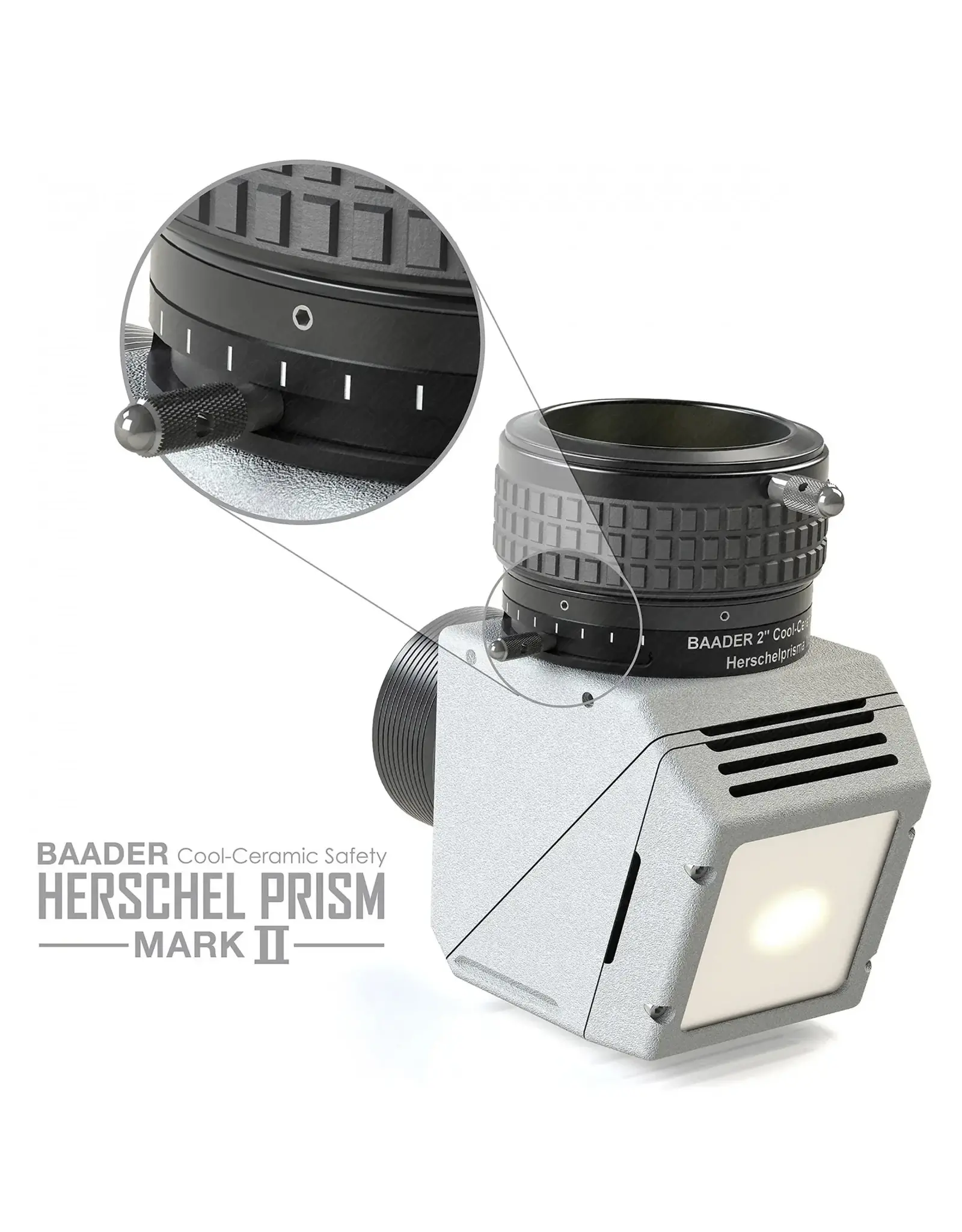 Baader Planetarium Baader 2" Cool-Ceramic Safety Herschel Prism Mark II (Visual Version)
