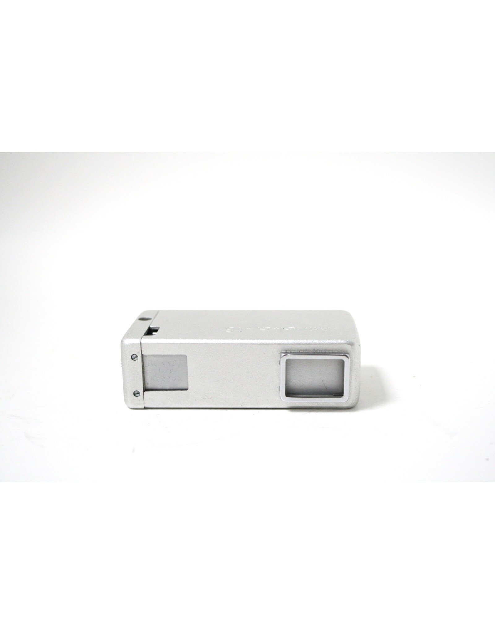 Vintage Subminiature Minolta 16 mm Mini Film Silver Spy Camera Rokkor 1:28 22mm (Pre-owned)