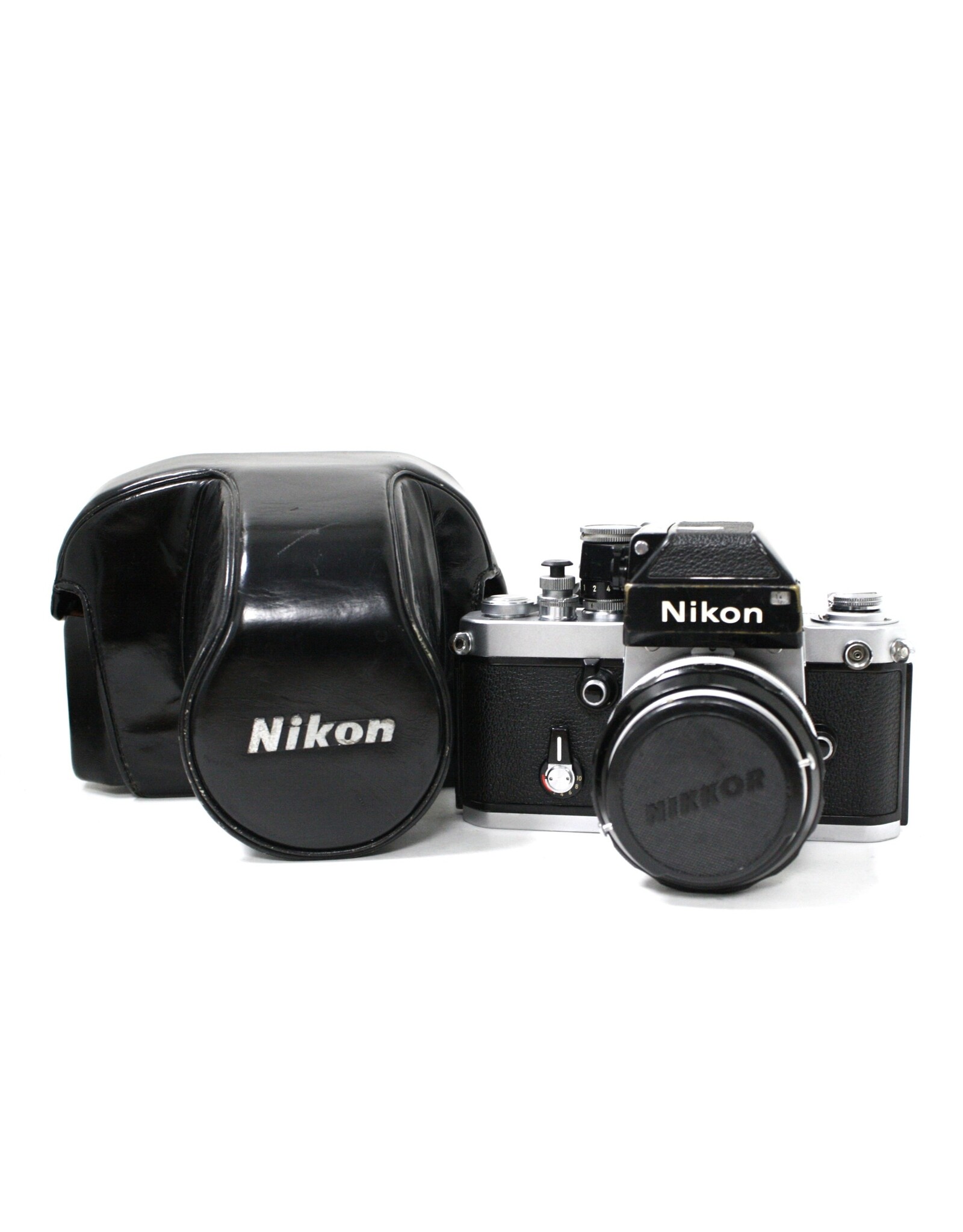 Nikon Nikon F2 Film Camera w/ 50mm 1.4 Lens (Meter NG) (Missing Bottom Cover) with Case (Pre-Owned