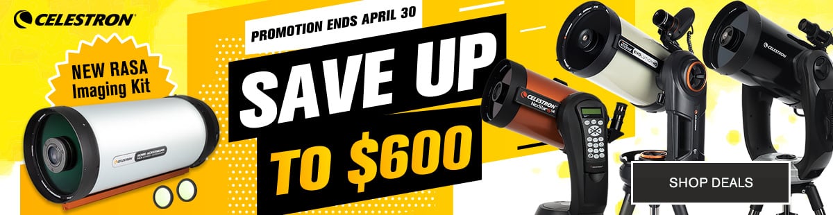 Celestron March into savings (March 31)