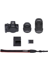 Canon Canon EOS R50 Mirrorless Camera with 18-45mm and 55-210mm Lenses (Black)