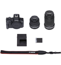 Canon Canon EOS R50 Mirrorless Camera with 18-45mm and 55-210mm Lenses (Black)