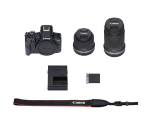 Canon EOS R50 Mirrorless Camera with 18-45mm and 55-210mm Lenses