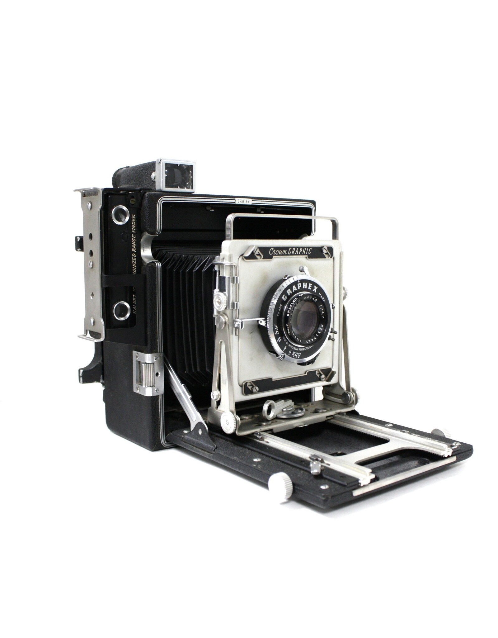 Graflex Graflex Crown Graphic  4x5 Film Camera with Optar 135mm f4.7 lens (Pre-Owned)