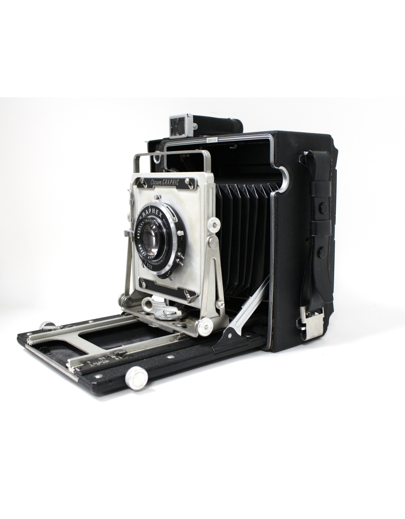 Graflex Graflex Crown Graphic  4x5 Film Camera with Optar 135mm f4.7 lens (Pre-Owned)