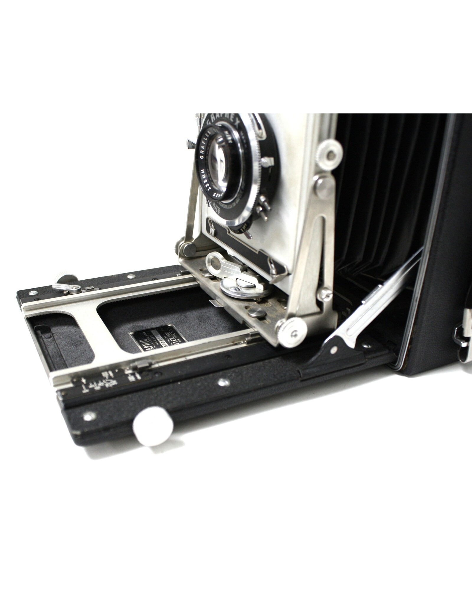 Graflex Graflex Crown Graphic  4x5 Film Camera with Optar 135mm f4.7 lens (Pre-Owned)