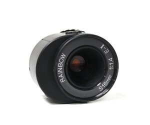 Rainbow S16mm f1.4 TV Lens (IN BOX) - Camera Concepts & Telescope