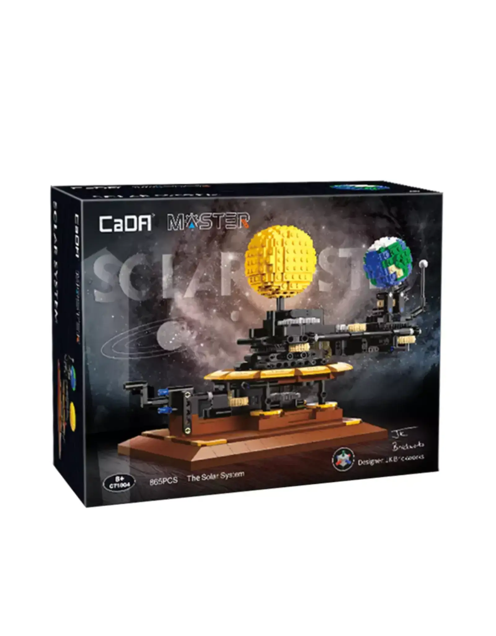 CaDA SOLAR SYSTEM Building Kit,865/pcs MOC C71004W Bricks