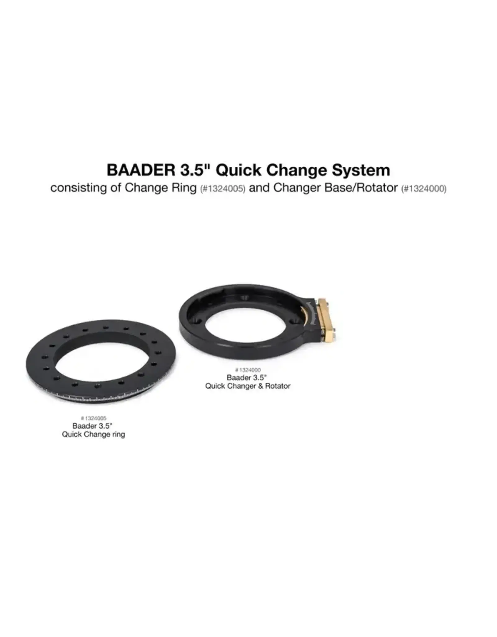 baader Baader 3.5" Quick Changing Ring