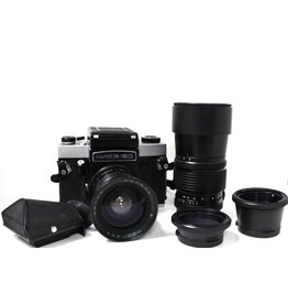 Kiev Kiev KNEB-60 6x6 Medium Format SLR OUTFIT with WL Finder, Prism Finder, 45mm f3.5 Lens and Carry Case