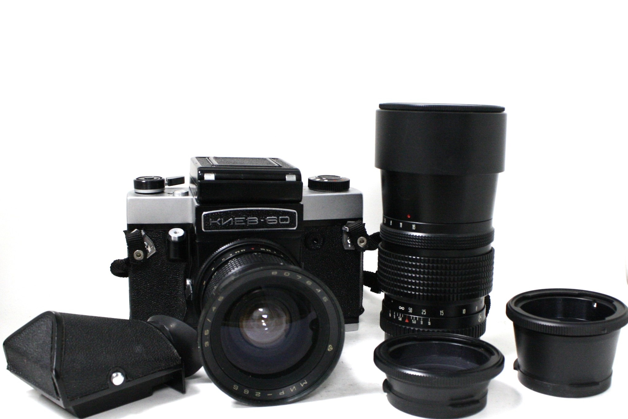 Kiev KNEB-60 6x6 Medium Format SLR OUTFIT with WL Finder, Prism