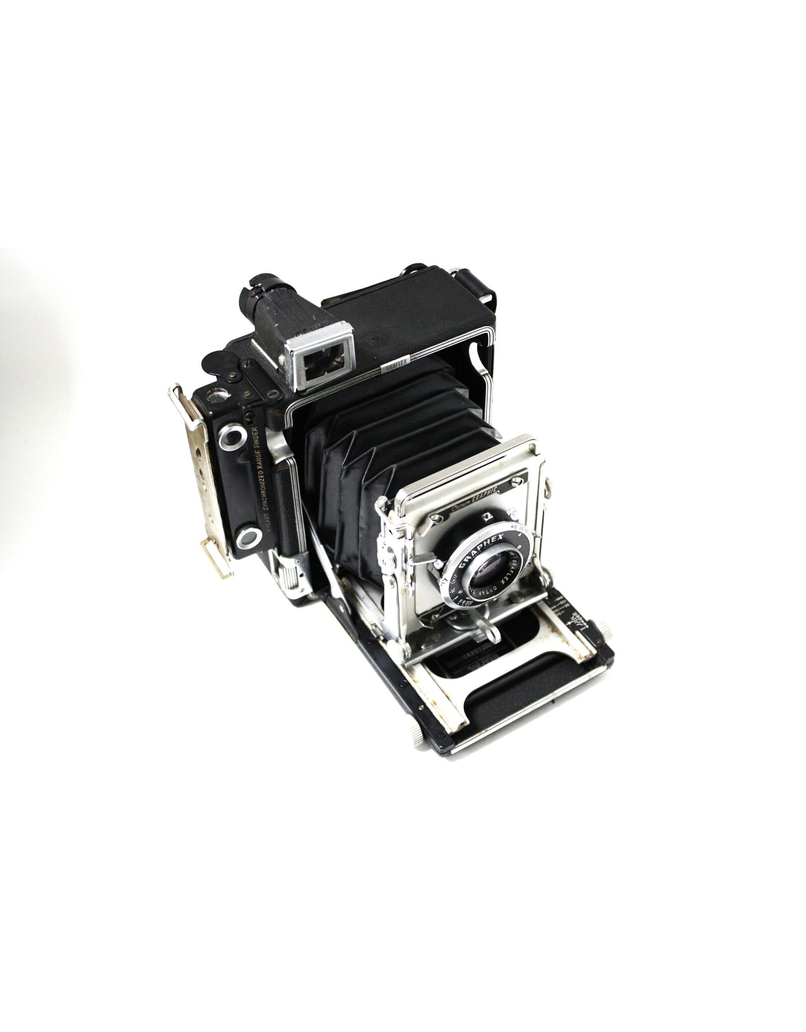 Graflex Crown Graphic 2 x 3 View Press Camera with Graflex Optar 101mm f4.5 Lens