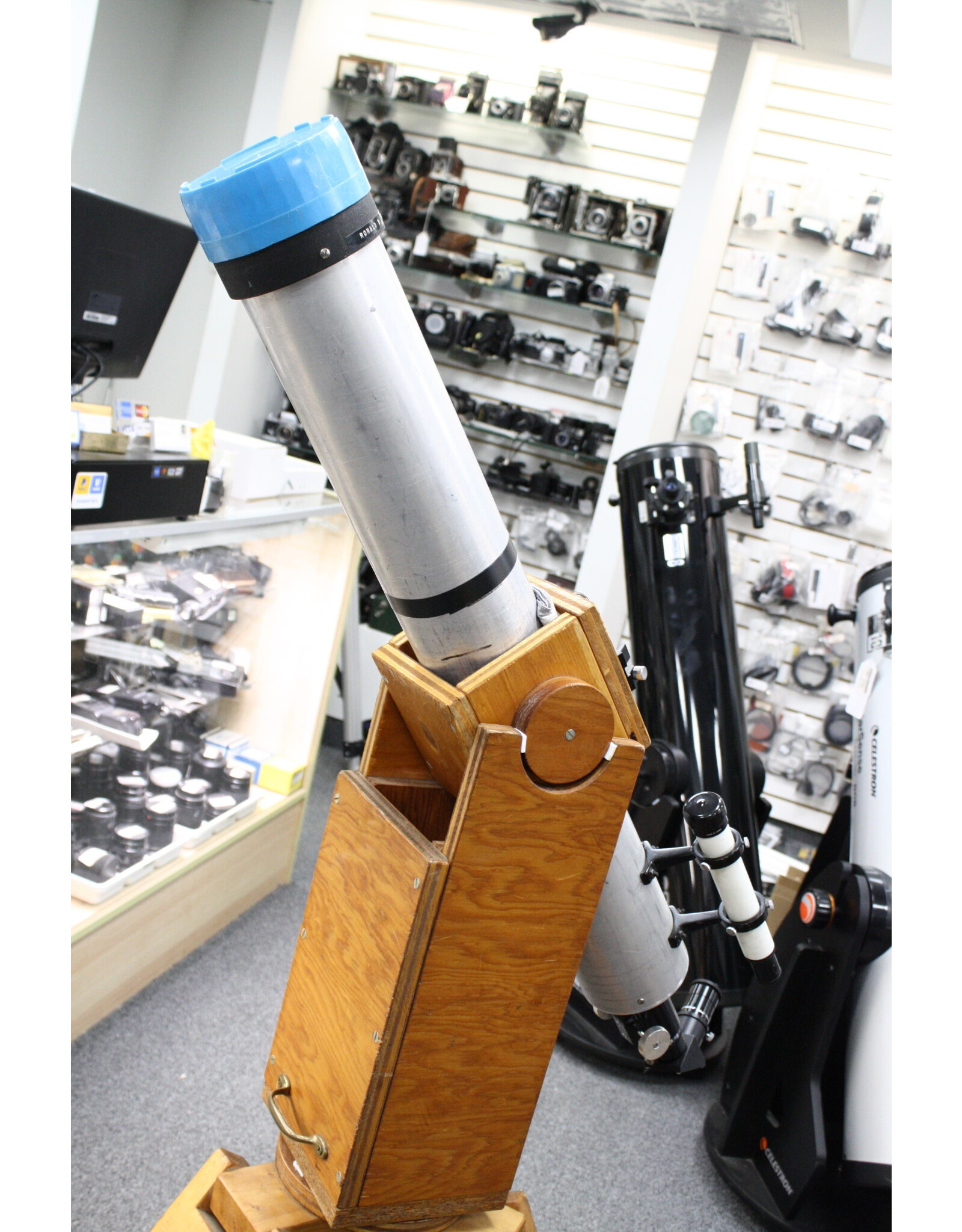 Homemade 111mm Refractor with wooden mount