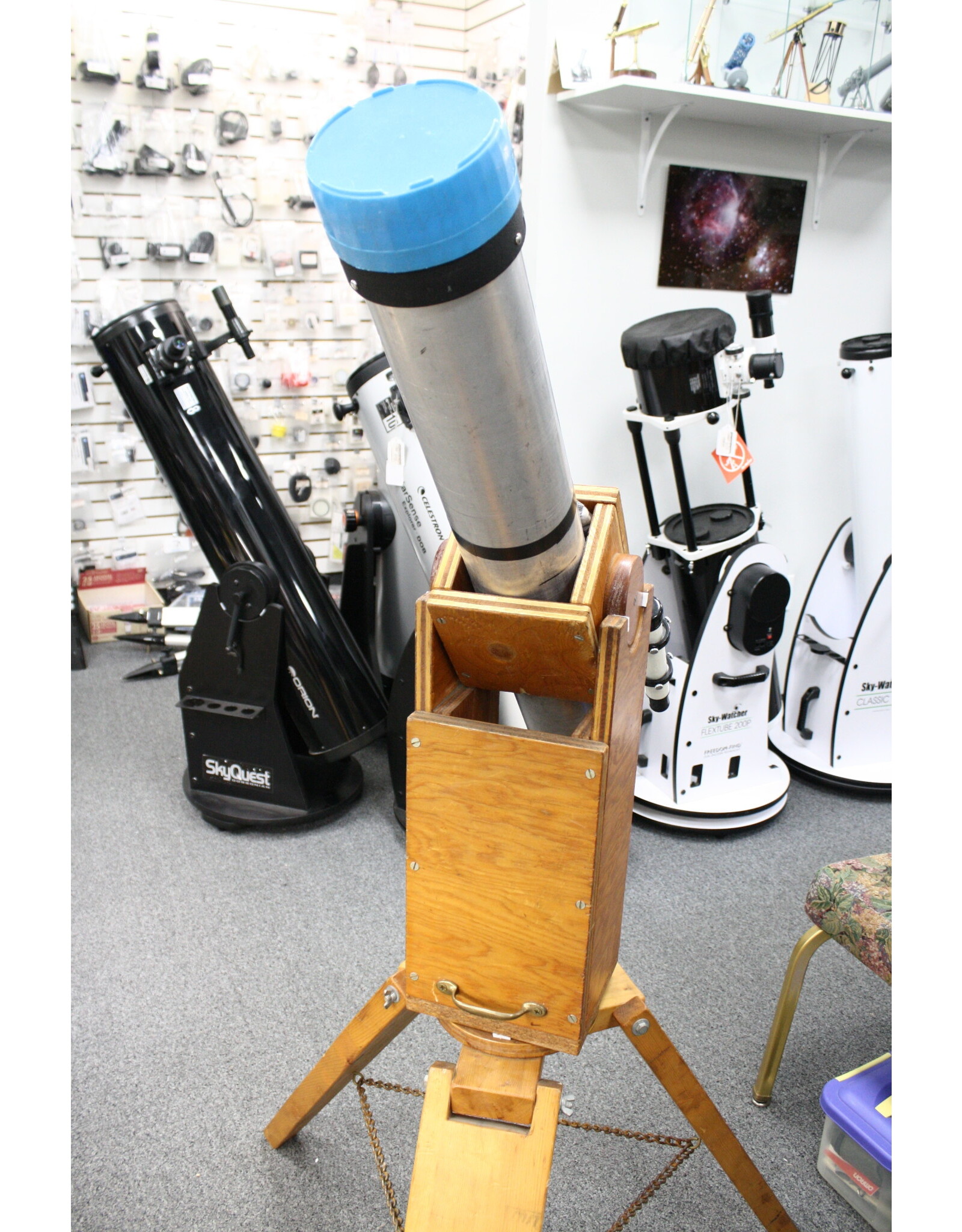 Homemade 111mm Refractor with wooden mount