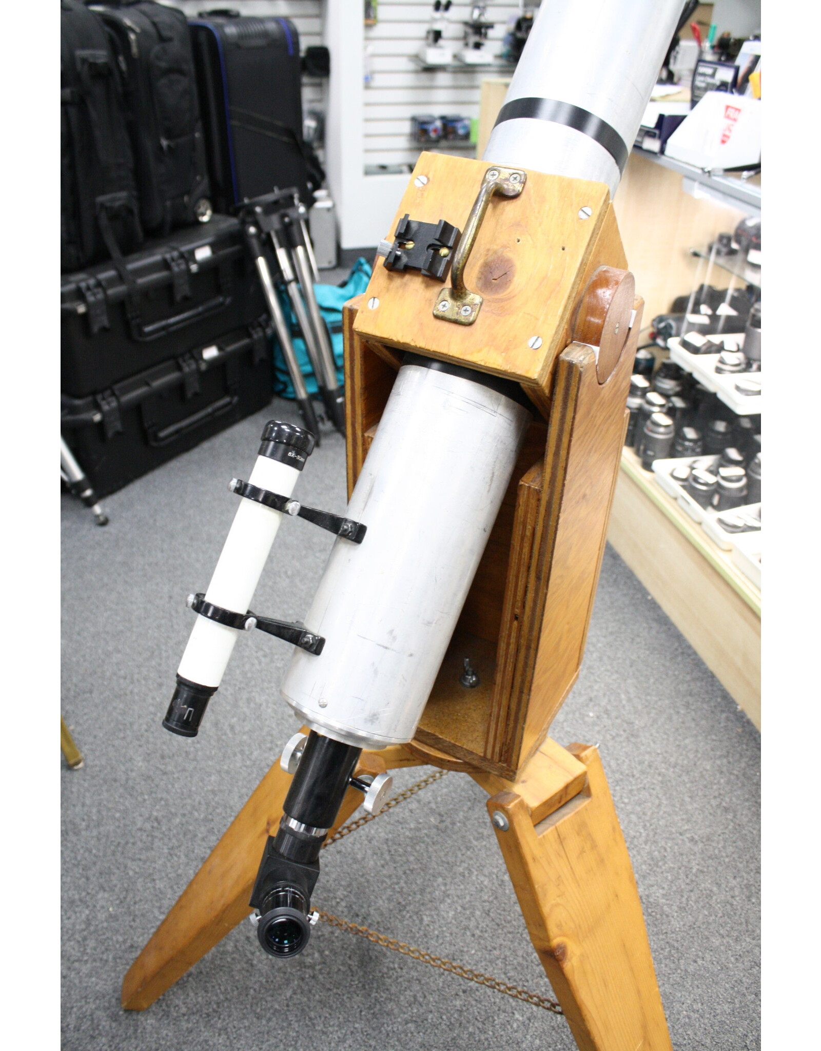 Homemade 111mm Refractor with wooden mount