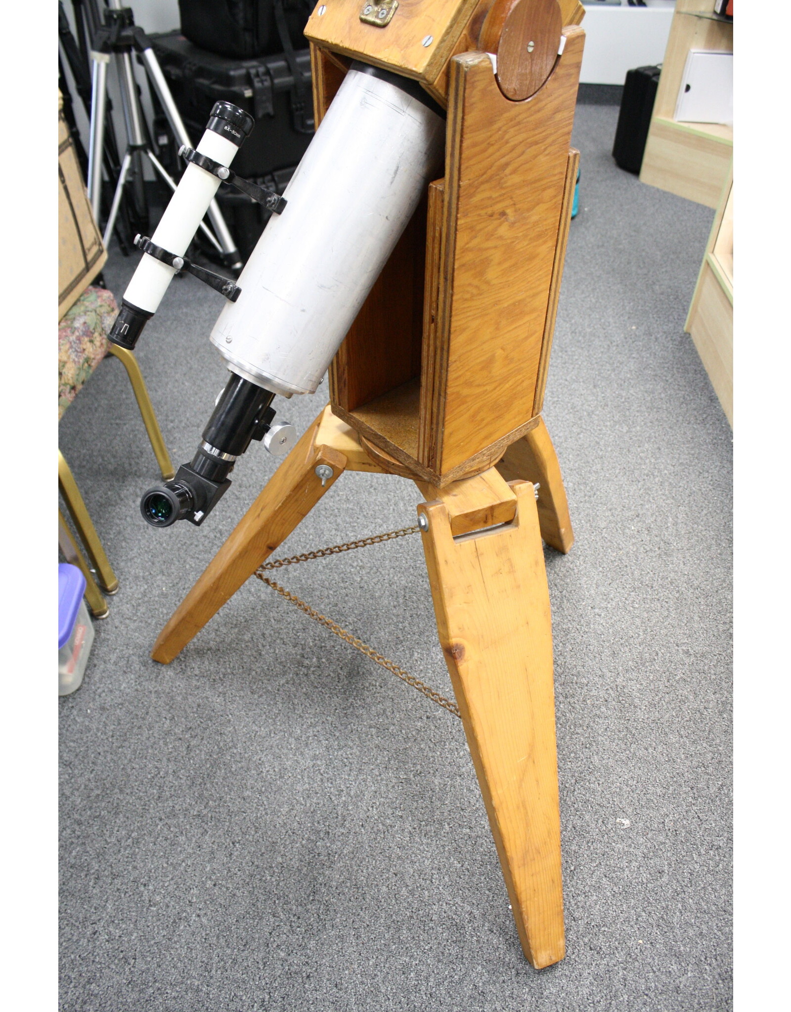 Homemade 111mm Refractor with wooden mount