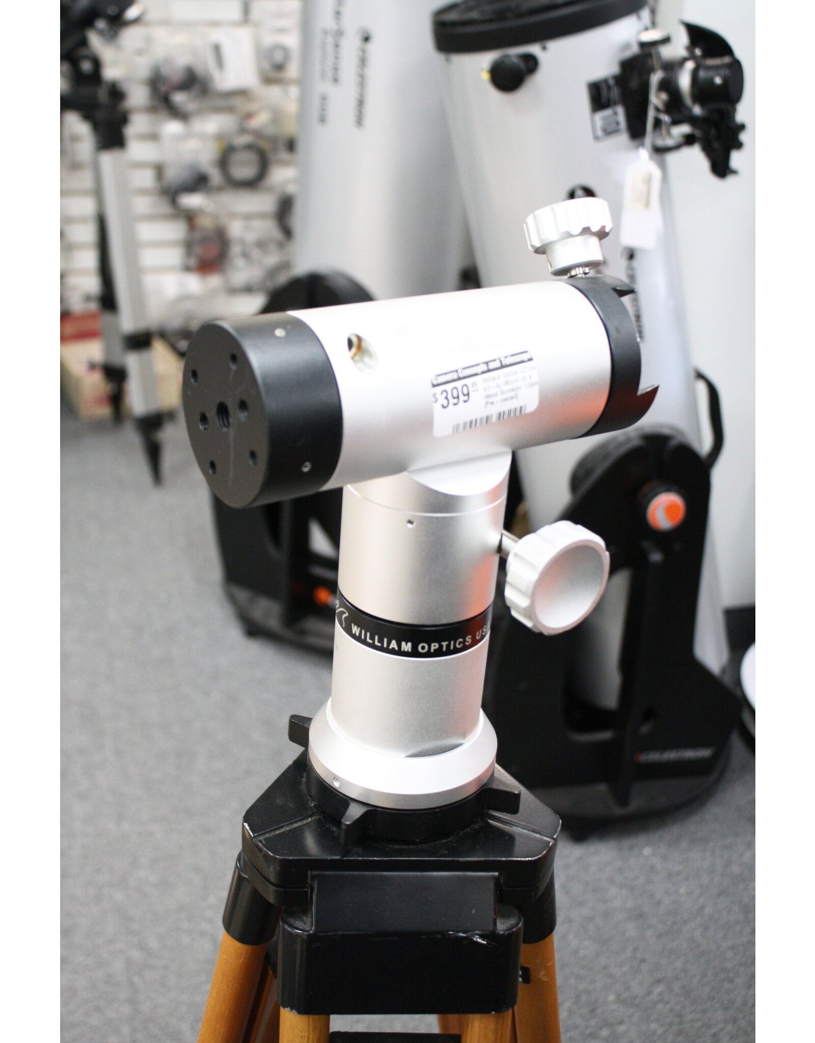 William Optics William Optics EZTouch Alt-Az Mount on a Wood Surveyor Tripod (Pre-owned)