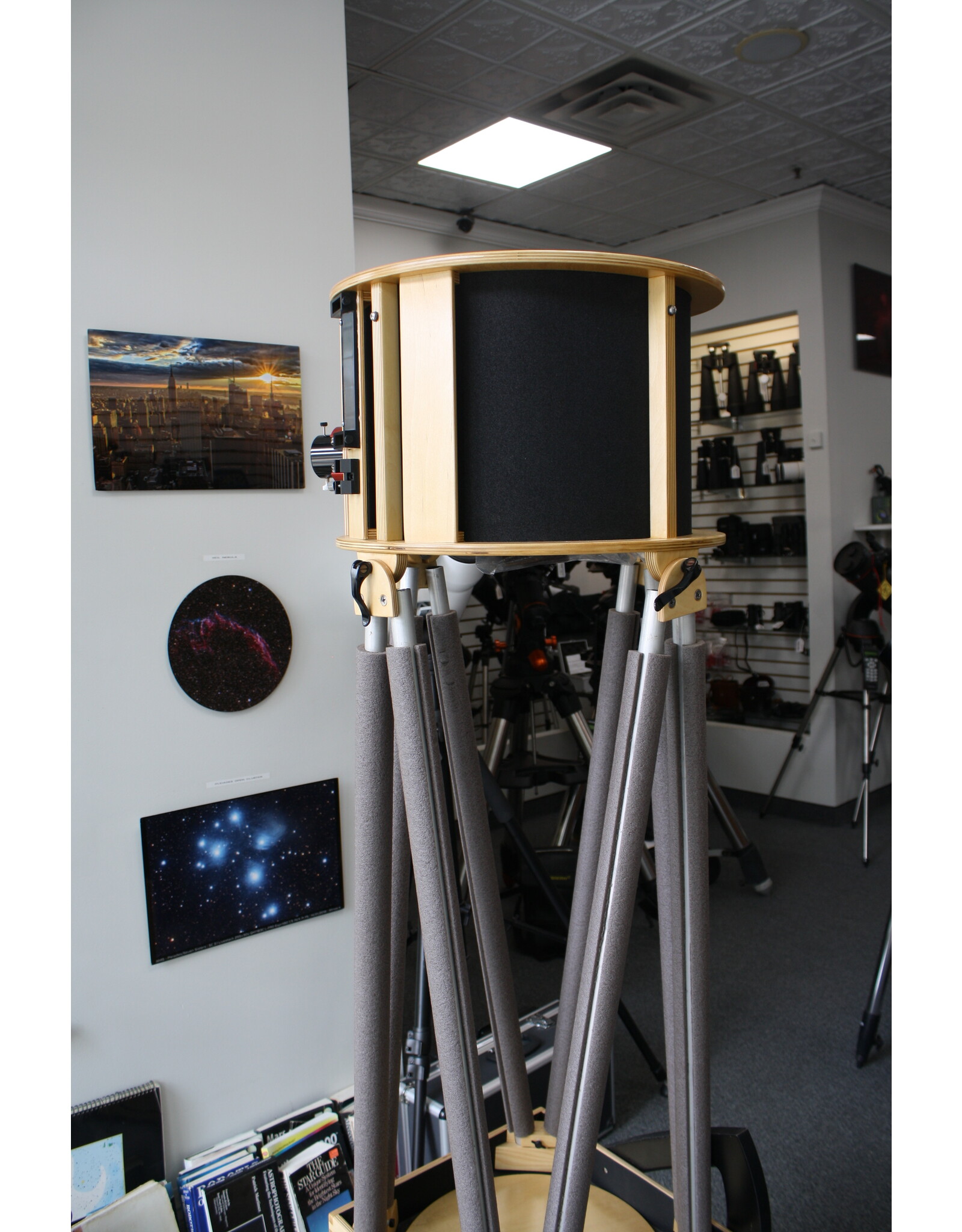 Teeter's Telescopes T-Scope 14 inch Truss Telescope , Optics recoated, high reflectivity (Pre-owned)