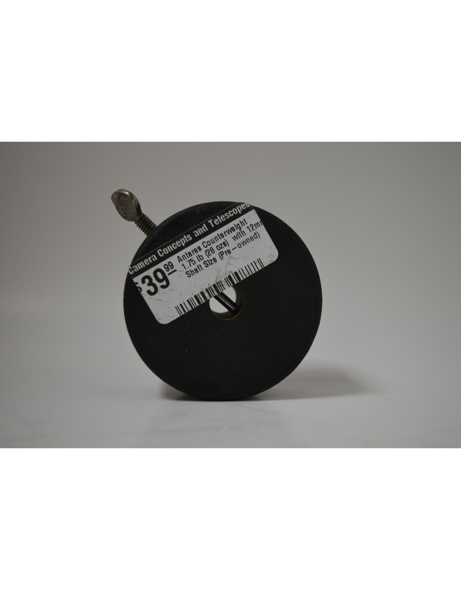 Antares Optical Antares Counterweight  1.75 lb (28 ozs)  with 12mm Shaft Size (Pre-owned)