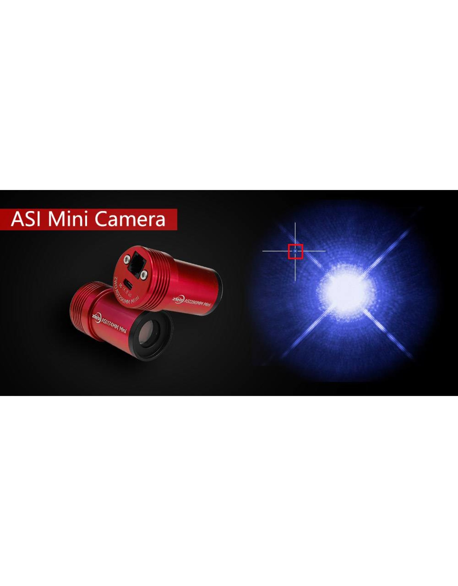 ZWO ZWO ASI174 Mini Mono (5.86 microns) Guiding Camera USB 2.0