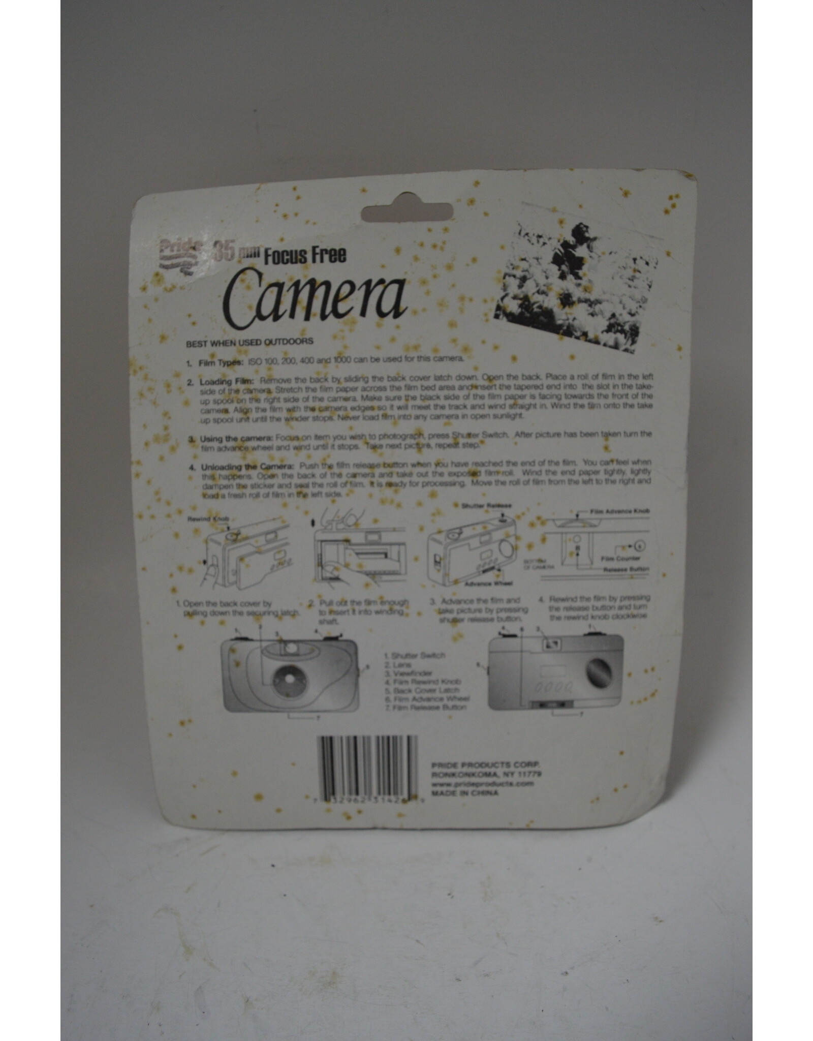 Pride Focus-free 35mm Point and Shoot Camera