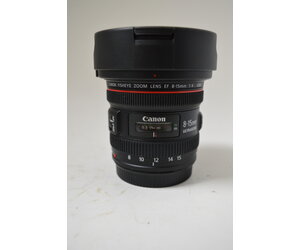 Canon EF 8-15mm f/4L Fisheye USM Lens (Pre-owned) - Camera