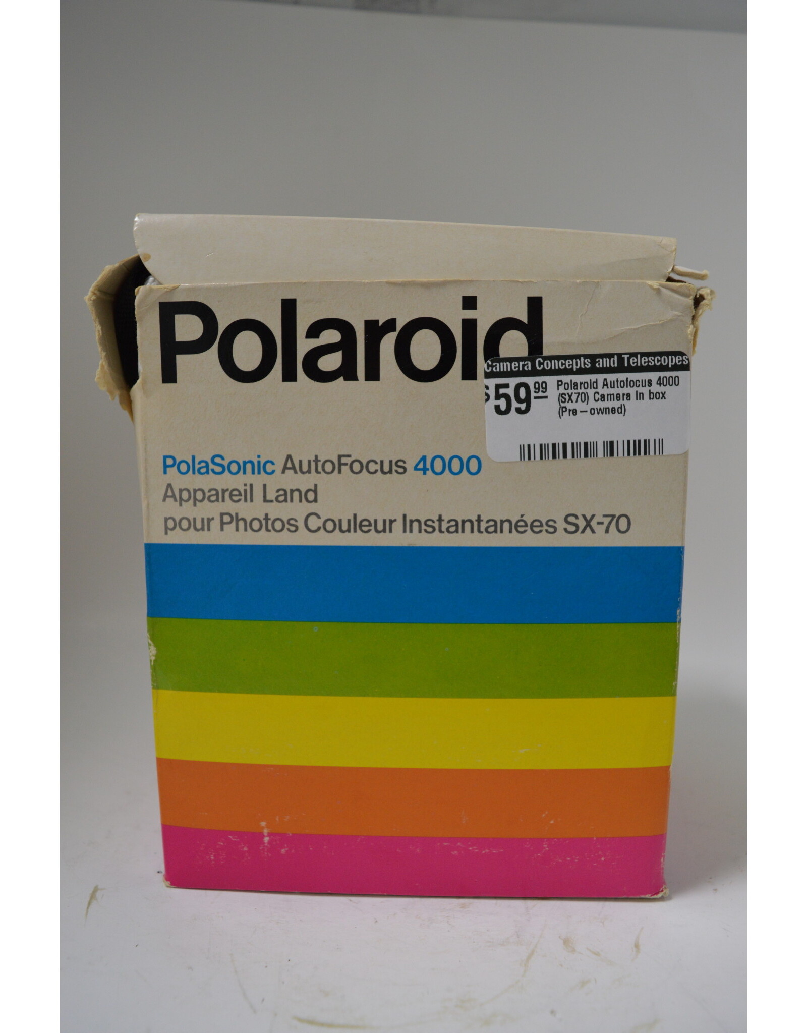 Polaroid Polaroid Autofocus 4000 (SX70) Camera in box (Pre-owned)