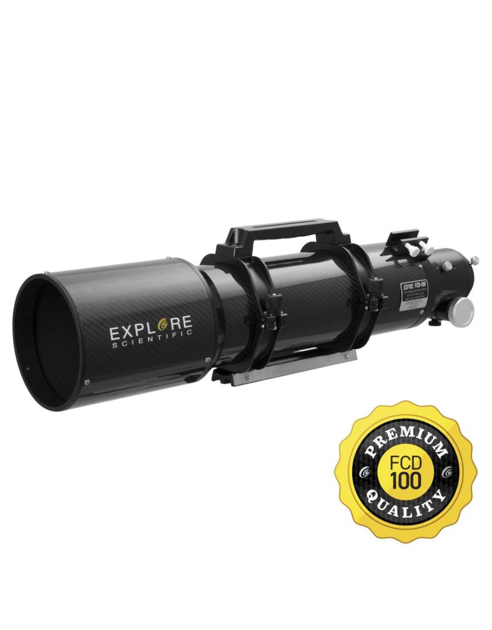 Explore Scientific 102mm FCD100 ED 102mm Air-Spaced Triplet Series Carbon Fiber