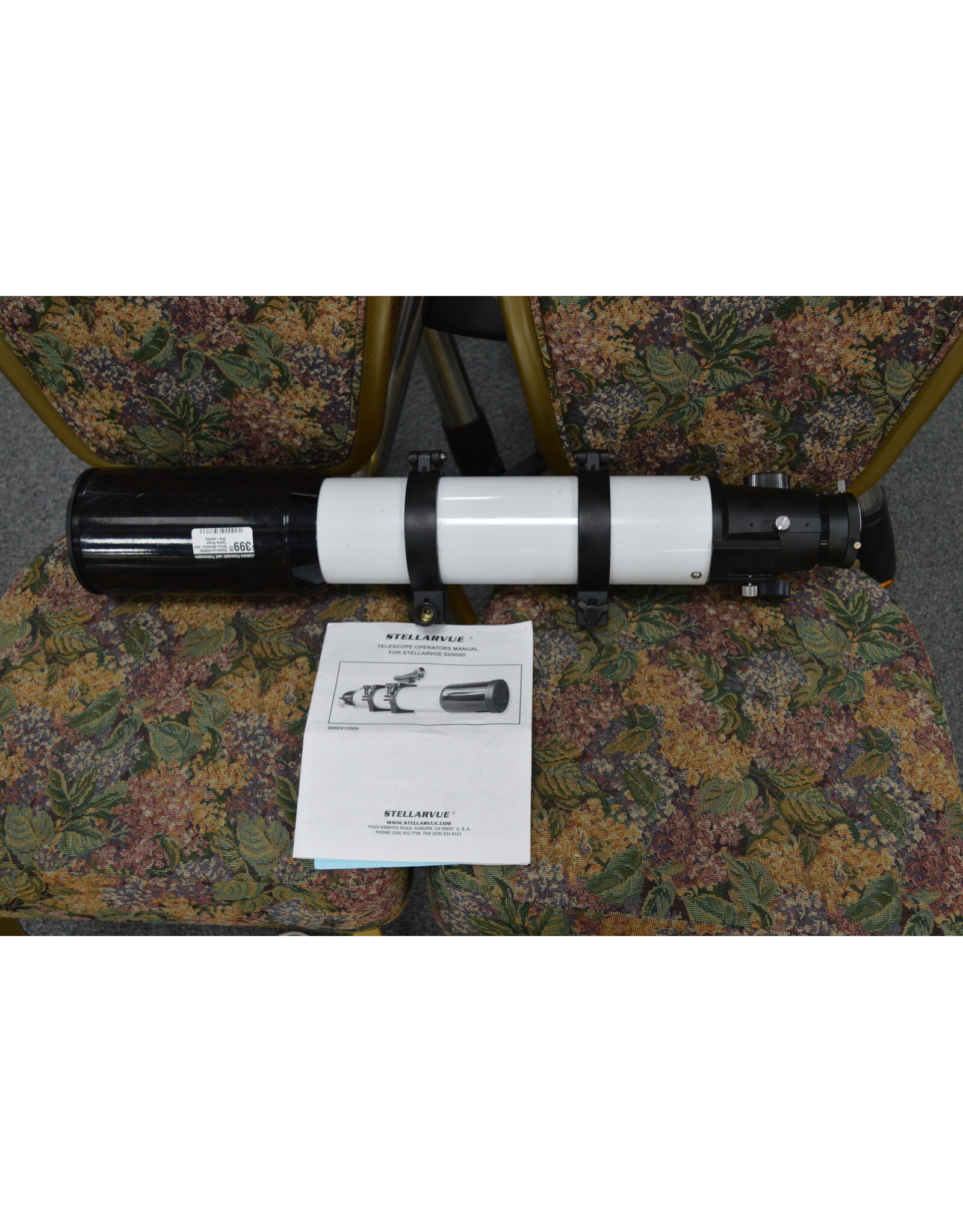 Stellarvue Stellarvue SV809D 80mm Refractor  with Cradle Rings  & Meade Soft Case (Pre-owned)