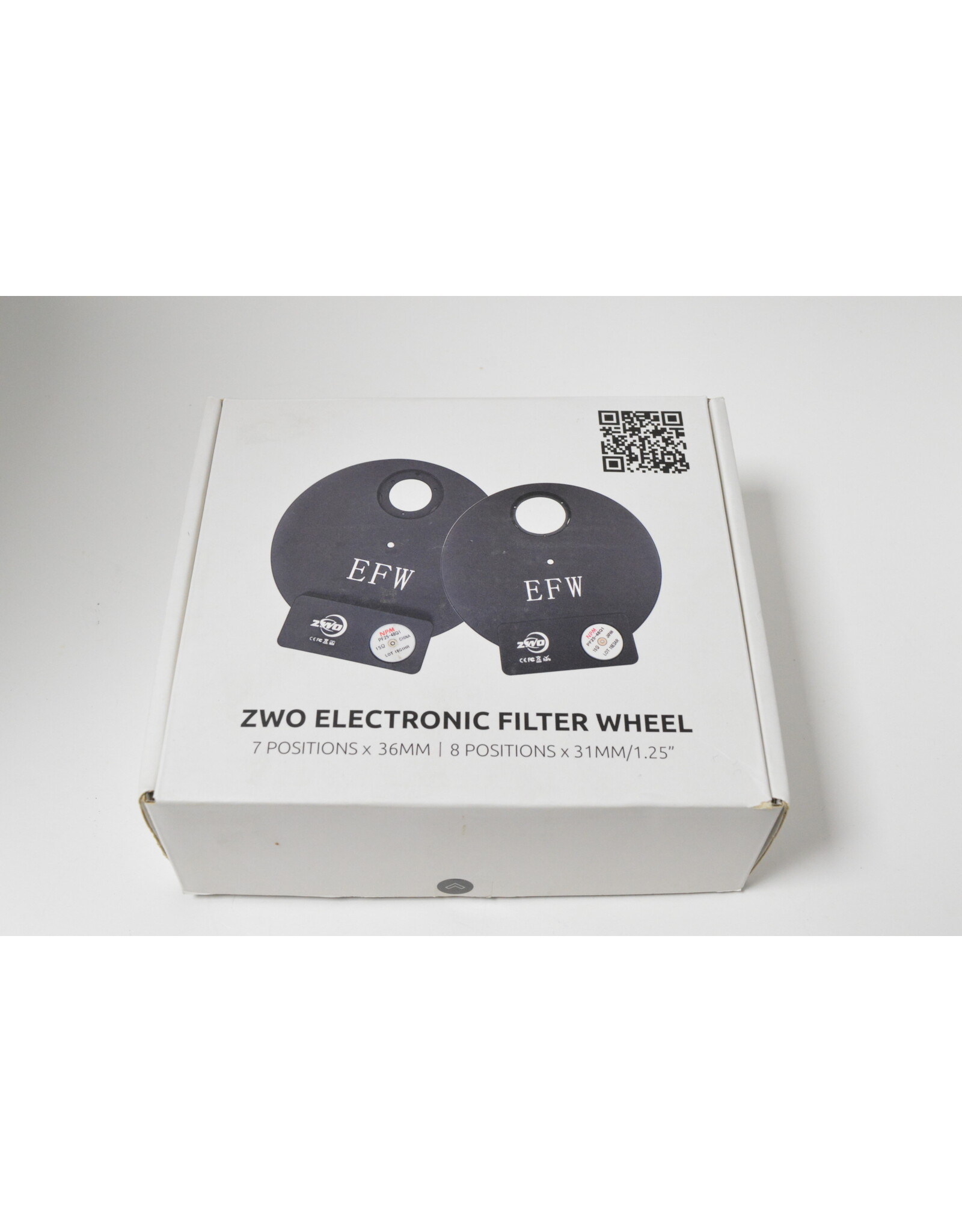 ZWO ZWO 8-Position EFW Color Filter Wheel for 1.25" or 31mm Filters  (Pre-owned)