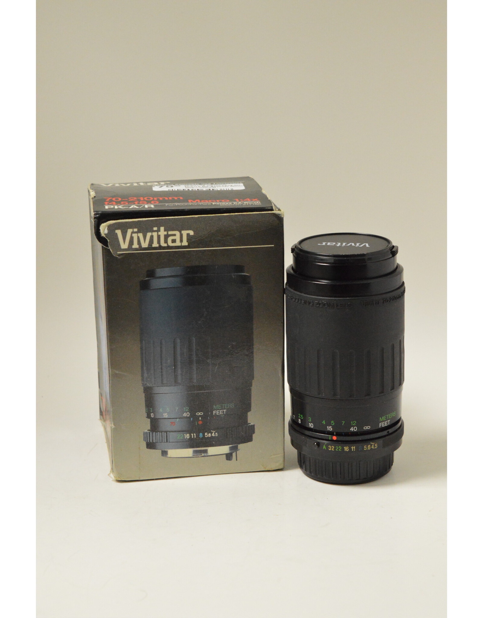 Vivitar Vivitar 70-210mm f4.5-5.6 Macro Lens for Pentax MF Bayonet Mount (Pre-owned)
