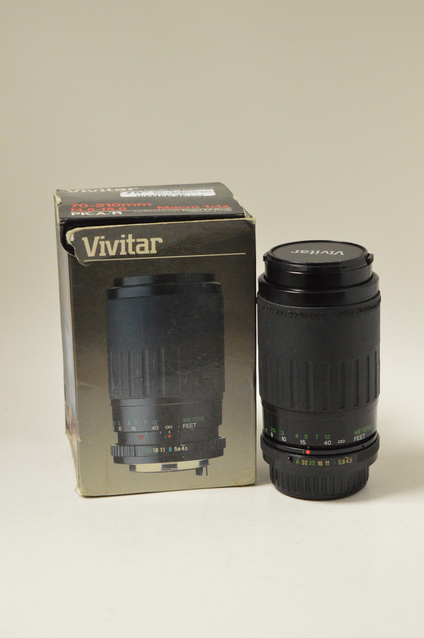 Vivitar 70-210mm f4.5-5.6 Macro Lens for Pentax MF Bayonet Mount