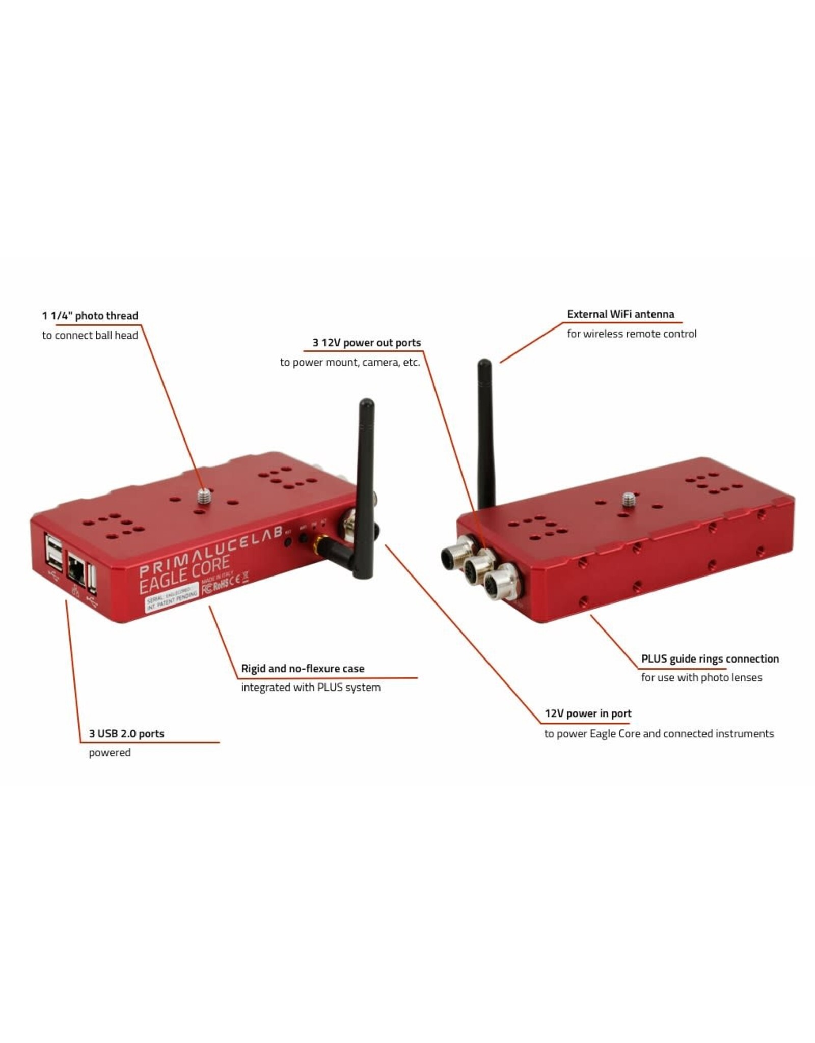 PrimaLuceLab [1-SOLD] PrimaLuceLab EAGLE CORE- control unit for astrophotography with DSLR Cameras (OPEN BOX -FULL WARRANTY)