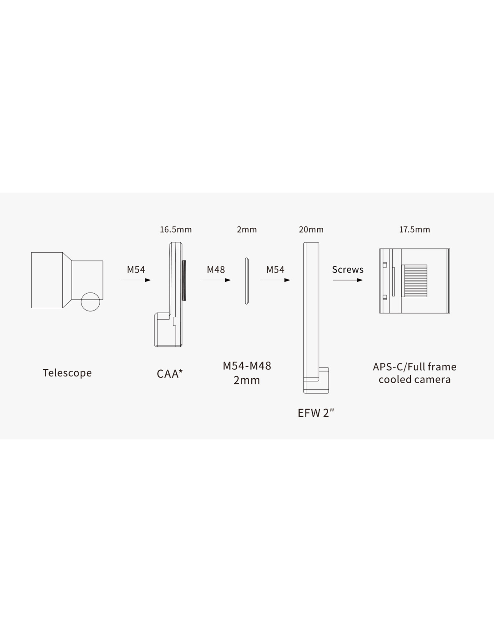 ZWO ZWO CAA Camera Angle Adjuster - ZWO CAA-M54